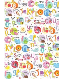 24 Sheets of Juvenile Female Gift Wrap Simon Elvin