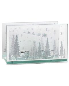 Xmas Glitter Tealight Holder