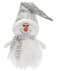 Snowman Led Grey