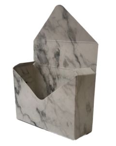 Flower Bouquet Envelope Boxes White Marble Pk12