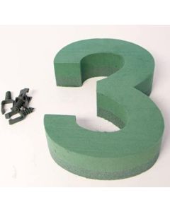 Number 3 Foam Backed Frame