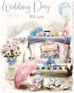 PK6 WEDDING DAY C50 CARDS  ,NETT (174B) - OTB - 17174B/6