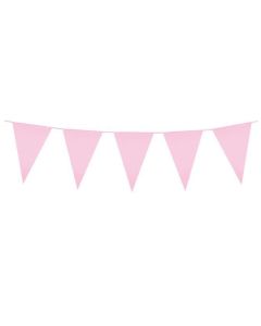  WATERPROOF BUNTING 20 FLAGS  10M LT PINK - 649767/1