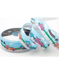 25mm Racing Car Ribbon On 25M Reel