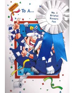Bristol Rovers With Rosette C75 Pk6