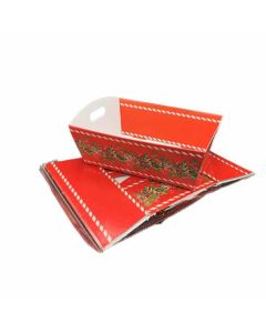 Red Folding Christmas Tray Box