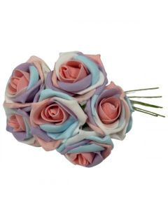 5.5cm Foam Roses Unicorn
