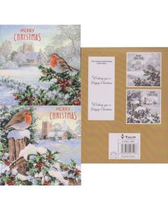 Luxury Christmas Cards pk12