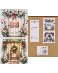 Luxury Christmas Cards Pk12