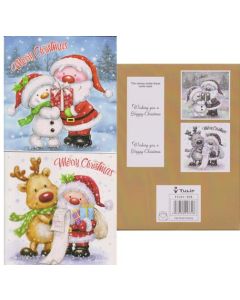 Luxury Christmas Cards pk12