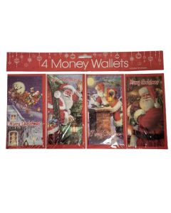 4 Money Wallets Trad Santa
