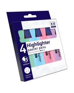 4 Pastel Highlighter Pens IG Desgin